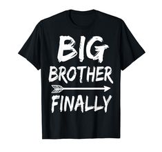 PRICES MAY VARY. Lightweight, Classic fit, Double-needle sleeve and bottom hem Big Brother Shirt Svg, New Big Brother Shirt, Big Brother Tshirts, Big Brother Again, Big Brother Announcement Tshirt, Arrow Funny, Big Brother Tshirts Boys, Big Brother Announcement, Gifts 2023