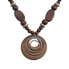 PRICES MAY VARY. WOOD PENDANT NECKLACE - Crafted with wood beads, these unique necklaces are designed specifically for adding a touch of natural beauty to any outfit. Perfect for adding a bohemian touch to any outfit, these necklaces will surely make a statement wherever you go. COMFORTABLE TO WEAR- The vintage bead necklace and lightweight hardware make the boho necklace comfortable to wear for extended periods, without causing irritation or discomfort. The boho choker necklace features a uniqu Cheap Bohemian Necklaces With Oval Beads, Cheap Wooden Beads Necklaces For Women, Sweater Necklaces, Boho Choker Necklace, Boho Pendant Necklace, Leather Pendant, Leather Cord Necklace, Sweater Necklace, Wooden Bead Necklaces