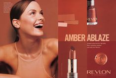 Fall 2002 90s Revlon Ads, Revlon Lustrous Lipstick, Revlon Insane Lipstick, Revlon Vixen Nail Polish, Beauty Advertising, Revlon, Street Style Women, Fashion Magazine