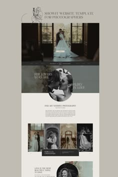 the wedding website is clean and ready to be used for photoshopped, or printed