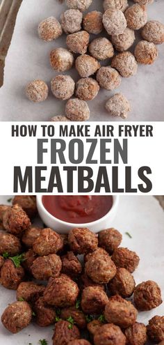 how to make air fryer frozen meatballs that are super easy and delicious for the whole family