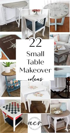 small table makeover ideas that are easy to do and great for any room in the house