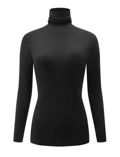 PRICES MAY VARY. NOTE: Please order LARGER SIZE if you don't like tight fitting. Great for cold weather, this turtleneck makes from Thermo Fleece fabric and snug fits to your neck. The polar fleece can keep you warm in cold winter. Stretchy, lightweight but totally not see through. Slim fit but so soft and comfort, suits for most women. Hardly wrinkle and easy to manage. Stylish but not expensive, very flattering as a present. You can give it to your girlfriend/wife/daughter on Christmas/Thanksg Thermal Shirt Women, Ski Shirts, Fashion Minimal, Casual Turtleneck, Tie Dye Fashion, Late Autumn, Thermal Sweater, Tie Dye Sweater, Fitted Turtleneck