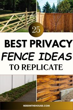 the best privacy fence ideas to replicate