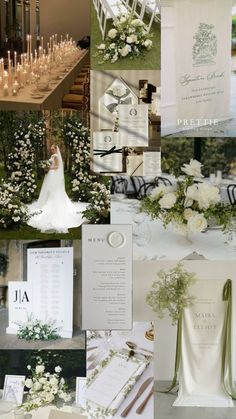 Wedding Collage, Wedding Options, Dream Wedding Decorations, Wedding Planning Decor, European Wedding, Fairy Wedding, Garden Party Wedding, Wedding Decor Elegant, Wedding Mood Board