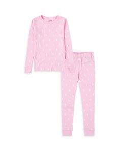 Polo Ralph Lauren Girls' Polo Ralph Lauren Cotton Ribbed Pony Long Sleeve Tee & Pants Set - Little Kid Watch Trends, Cuffed Pants, Jewelry Lookbook, Stuart Weitzman, Long Sleeve Tee, Polo Ralph, Pants Set, Tory Burch