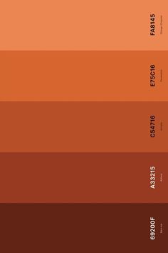 an orange and brown color scheme