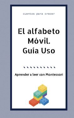 an advertisement for the spanish language book el alfabeto movili guia uso