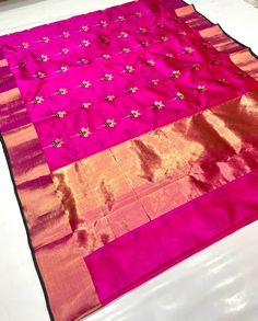 .handloom original chanderi silk saree with blouse saree👆👆              Zari border all over   Buta mina  chanderi saree��👆👆 fabric   silk by pattu Chanderi saree 👆👆 Chanderi Saree, Chanderi Silk Saree, Blouse Saree, Silk Saree With Blouse, Pattu Saree, Fabric Silk, Saree With Blouse, Saree Blouse, Silk Saree