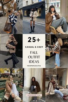 Trendy Outfits For Autumn 2024, Cute Weekend Outfits Fall, Fall 2024 Sweater Trends, Autumn 2024 Outfits Women, Autumn Outfits Casual Chic, October Outfits Women, Autumn Outfits 2024 Trends Casual, Casual Autumn Outfits 2024, Trendy Outfits 2024 Autumn