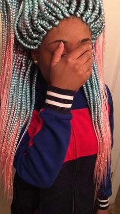 Hairstyles Peekaboo, Pink Peekaboo Hair, Cornrow Hairstyles For School, Blue Peekaboo, Peekaboo Braids, Kids Cornrow Hairstyles, Peekaboo Hair Colors, Peekaboo Color