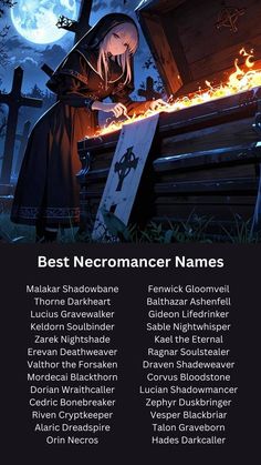 the best necromaner names