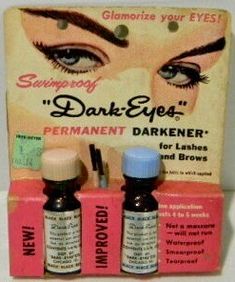 For Lash, Dark Eyes, Vintage Vanity, Vintage Beauty, Maybelline, Lashes