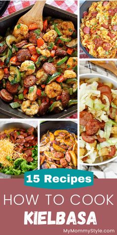 kielbasa dishes Smoked Sausage And Potato Recipe, Creamy Cheesy Potatoes, Sausage Meals, Kielbasa Pasta, How To Cook Kielbasa, Kielbasa Soup