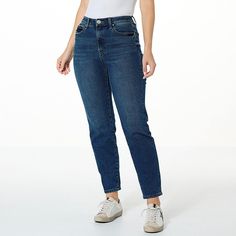 La Joie Comfort Stretch High-Rise Straight Leg Jean Thanks to its classic straight-leg cut in comfort stretch denim, this high-rise jean offers endless styling possibilities. Draped Fabric, Pocket Jeans, High Rise Jeans, Jeans Style, Stretch Denim, Straight Leg Jeans, Fashion Clothes Women, Straight Leg, High Rise