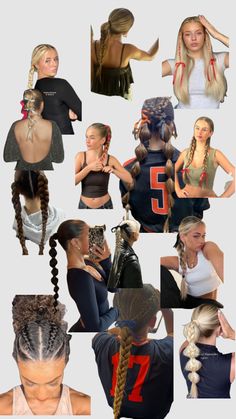 #trackandfield #track #hair #hairstyles Track Hair, Running Hairstyles, Volleyball Hair, Track Hairstyles, Softball Hairstyles