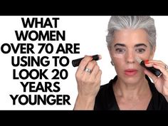 WHAT WOMEN OVER 70 ARE USING TO LOOK 20 YEARS YOUNGER | Nikol Johnson - YouTube Best Makeup Over 50 Make Up, Anti Aging Makeup Look Younger, Make Up For Over 60's Older Women, How To Bake Makeup, Eye Makeup For Older Women Over 50, Make Up Over 60 Older Women Beauty Tips