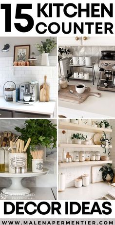 the top 15 kitchen counter decor ideas