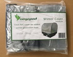 a package of snow - frosted winter covers