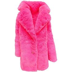 Hot Pink Feather Coat, Pink Fluffy Heart Jacket, Hot Pink Fur Top, Pink Fur Clothes, Pink Fur Coat With Hood, Long Pink Fuzzy Coat, Shocking Pink Coat, Guess Pink Coat, Hot Pink Puff Jacket