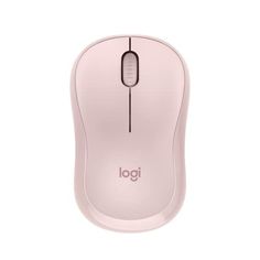 a pink mouse with the word log on it