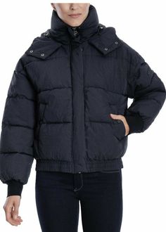 Lucky Brand Black Short Hooded Puffer jacket SMALL Retails For $198 Now Just $137.99. Lucky Brand is Stylish Classy & Casual with this classic Puffer Coat. JUST REDUCED 50% Off to a LOW $74 Urban Puffer Hooded Jacket For Fall, Urban Style Puffer Hooded Jacket For Fall, Urban Down Hooded Jacket For Fall, Winter Down Hooded Jacket With Ribbed Cuffs, Trendy Winter Hooded Jacket With Ribbed Cuffs, Casual Down Hooded Jacket For Fall, Fall Down Hooded Jacket, Fall Down Hooded Jacket For Streetwear, Winter Puffer Coat