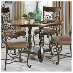 Metal Dining Room Table, Wrought Iron Dining Table, Round Table And Chairs, Game Tables, Table And Chair Set, Kitchen Tables, Metal Dining Table