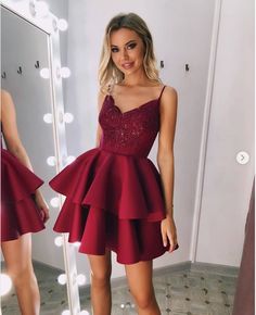 Burgundy Prom Dress Lace, Burgundy Homecoming Dress, Burgundy Homecoming Dresses, Burgundy Prom, Mini Prom Dresses, Winter Formal Dresses, Satin Homecoming Dress, Burgundy Prom Dress, Dress Homecoming