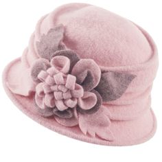 PRICES MAY VARY. Size:Fit for head circumference 21.26 inch~22.83 inch.Combines plenty of stretch with a snug, comfortable fit. Material&Design: 100% wool for Wool Berets with soft Lining. Non-wild animal, Simple and cozy, decorated with flower, Leisure and formal integration, It is a stylish women's winter cloche church hat that is going to keep you warm in cold days. Occasion: Suitable for all ladies in Spring/Fall,especially for winter. Easy match for casual/formal dress up. Decent for giving 1920s Hats, Winter Beret, Wool Cloche Hat, Wool Beret, Wool Berets, Church Hats, Cloche Hat, Winter Hats For Women, Vintage Women