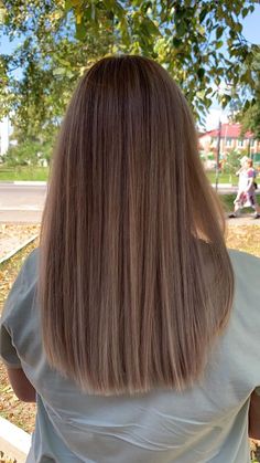 16.05.20222022Прически Medium Length Brown Hair With Highlights Straight, Bleach Hair Ideas, Bleach Hair, Brown Hair Inspo, Brunette Hair With Highlights, Brown Hair With Blonde Highlights, Hair Color Light Brown, Brown Hair Balayage, Dark Blonde Hair