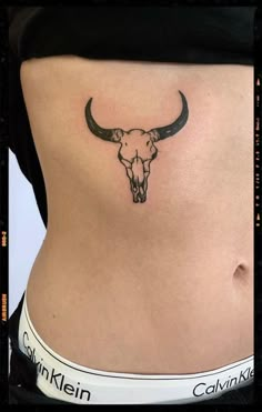 Bull Skull Tattoo Inspiration Thigh Tattoos Women Animal, Bull Skull Tattoo With Flowers, Bull Skull Tattoo, Skull Thigh Tattoos, Cow Skull Tattoos, Taurus Bull Tattoos, Skull Images, Bull Skull Tattoos, Cowgirl Tattoos