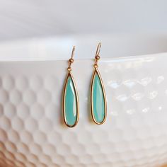 It is love at first sight!  14k Gold filled earrings Turquoise Dangle Jewelry With French Hook, Turquoise Faceted Drop Earrings, Turquoise 14k Gold Filled Earrings For Gift, Turquoise 14k Gold Filled Earrings As Gift, Hypoallergenic 14k Gold Filled Teardrop Earrings, Gift Turquoise 14k Gold Filled Earrings, Turquoise 14k Gold Filled Earrings For Everyday, 14k Gold-filled Turquoise Jewelry With Ear Wire, Everyday Turquoise 14k Gold Filled Earrings