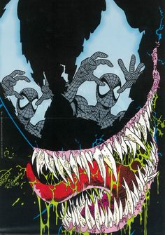 an image of a monster face painted on the side of a building