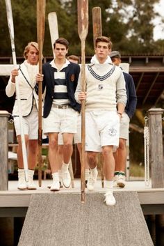 Men In White, Boys School Outfits, Preppy Boys, High School Outfits