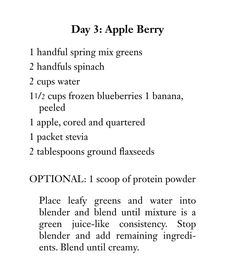 an apple berry recipe with instructions on how to make it