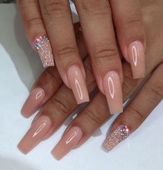 Classy Bridal Nails Almond, Neutral Nails Black, Neutral Nails Black Women, Engagement Photo Nails Ideas, Bridal Nails Almond, Classy Bridal Nails, Dipped Nails Ideas, Nude Sparkly Nails, Nails Black Women