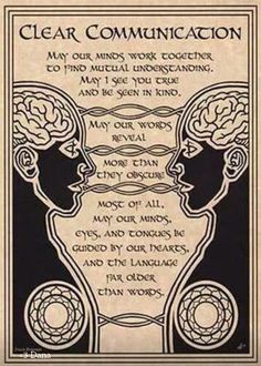 Communication with my mind, heart, eyes and mouth. Communication Poster, Witchcraft Spell Books, Witch Spell, Clear Communication, Spells Witchcraft