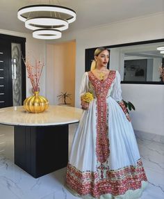 Magnificent Red Habesha Dress Habesha Wedding Dress, Habesha Wedding, Habesha Dress, Ethiopian Traditional Dress, Ethiopian Dress, Habesha Kemis, Wedding Dress Chiffon, Dresses Chiffon, Wedding Dresses Simple