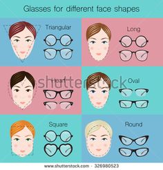 thumb101.shutterstock Haircut For Face Shape, Glasses For Women, Monica Bellucci, Oval Faces, Face Shape, Glasses Frames, Face Shapes, Face Makeup