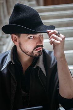 black witch / wizard inspired hat in the Beauxbatons hat style. Hand made, this felt hat, and they are 2 available sizes, M and L M is for heads around 52-54 CM (opt 28CM) L size is for heads around 56-58 CM (opt. 33CM) Black Felt Hat For Halloween Costume, Black Fedora Halloween Costume Hat, Black Brimmed Cosplay Hat, Black Fedora Felt Hat For Halloween, Black Top Hat With Short Brim For Cosplay, Black Witchy Costume Hat With Short Brim, Black Brimmed Hat For Cosplay, Black Fedora For Halloween, Black Brimmed Top Hat For Cosplay