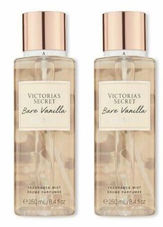 Victoria’s Secret Bare Vanilla Crystal Fragrance Body Mist8.4 Oz X 2 Bottles Crystal Notes, Victoria Secret Vanilla, Profumo Victoria Secret, Victoria Secret Body Spray, Bare Vanilla, Victoria's Secret Perfume, Victoria Secret Body Mist, Pure Seduction, Flower Fragrance