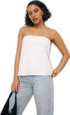 Straight Neckline, Linen Top, Full Length, Relaxed Fit