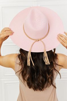 Hazel Blues® | Route To Paradise Straw Hat - Hazel Blues® Carnation Pink, Rancher Hat, Boho Cowgirl, Blue Zones, Pink Carnations, Cowgirl Chic, Braided Belt, La Girl, Cow Girl