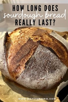 Wondering how long does sourdough bread last? Sourdough bread will last for around 3 to 5 days if wrapped and stored correctly. But to enjoy sourdough at its best, it's recommended to consume it within 24 hours.