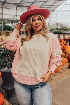 - Keeping it cute is easy with this trendy sweater! - Unlined knit material - Wide ribbed accents - A rolled turtle neckline - Long sleeves with ribbed cuffs - A relaxed silhouette that ends in a ribbed hemline Pink Ribbed Collar Winter Sweater, Pink Textured Knit Fall Sweater, Pink Fall Sweater With Ribbed Cuffs, Fall Pink Sweater With Ribbed Cuffs, Pink Turtleneck Soft Knit Sweater, Pink Knit Sweater For Layering, Fall Soft Knit Pink Sweater, Cozy Pink Ribbed Sweater, Oversized Ribbed Pink Sweater