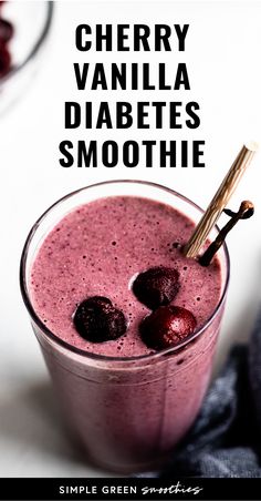 Low Carb Smoothies For Diabetics, Best Drinks For Diabetics, Low Carb Liquid Diet, Sugar Free Smoothies For Diabetics, Shakes For Diabetics, Smoothies For Diabetics, Cold Tips, Cherry Vanilla Smoothie, Low Carb Smoothie