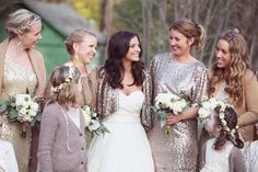 a group of women standing next to each other