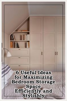 Discover innovative ways to enhance your bedroom storage with our guide, "6 Useful Ideas for Maximizing Bedroom Storage Space Efficiently and Stylishly." Transform your space into an organized oasis with clever solutions that blend functionality and style. From under-bed storage to multifunctional furniture, learn how to make the most of every inch while keeping your bedroom chic and clutter-free. Say goodbye to chaos and hello to a serene retreat! Bedroom Chic, Chic Bedroom, Clutter Free