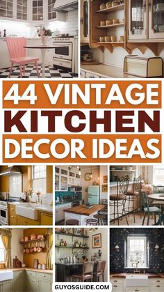 44 Stunning Vintage Kitchen Decor Ideas