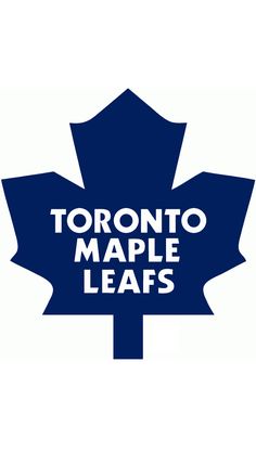 the toronto maple leafs logo on a white background